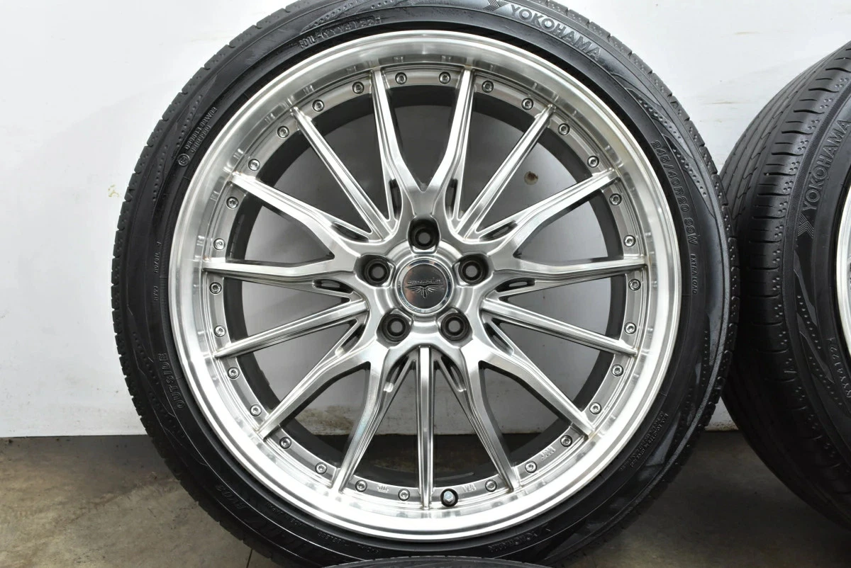 JDM Used Topy 4-Book Set 208.0J x 20 +35 PCD 114.3 245/40R20 99W with No Tires - Image 6