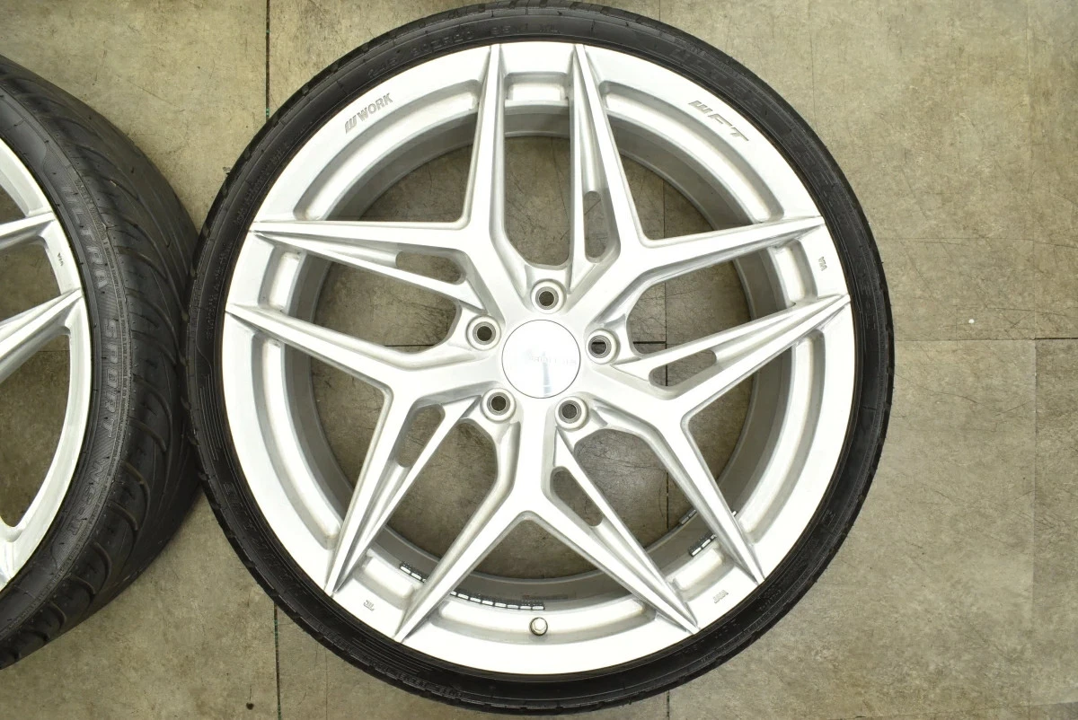 JDM Used WORK 4Book set 208.5J x 20 +38 PCD 114.3 245/30R20 95Y wheels No Tires - Image 5