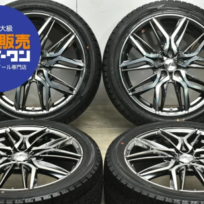 JDM Used WEDS 4-Book Wheel Set 187.0J x 18 +55 PCD 114.3 225/45R18 91Q No Tires