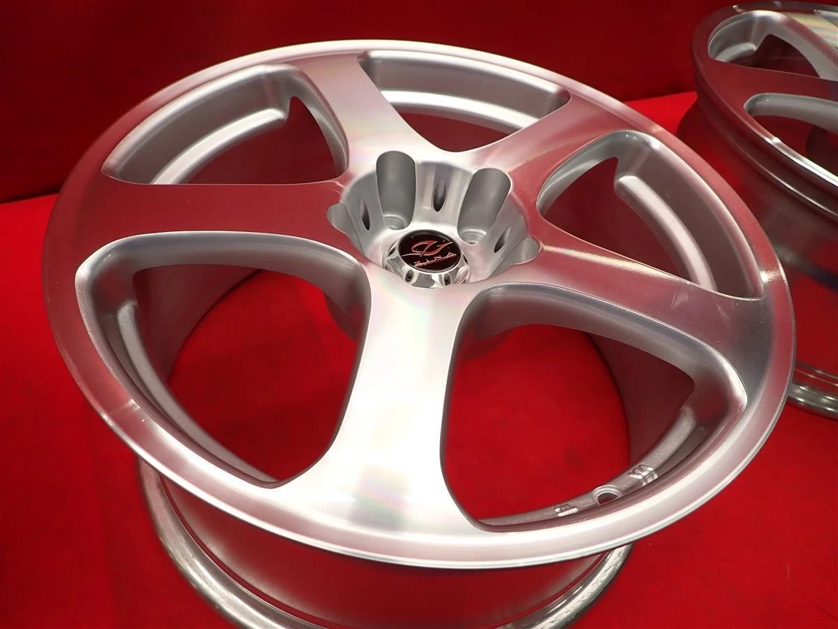 JDM Used ZINA 5-spoke wheels 4-spoke 8J 17x114.3 bolt pattern 5x114.3 No Tires - Image 10