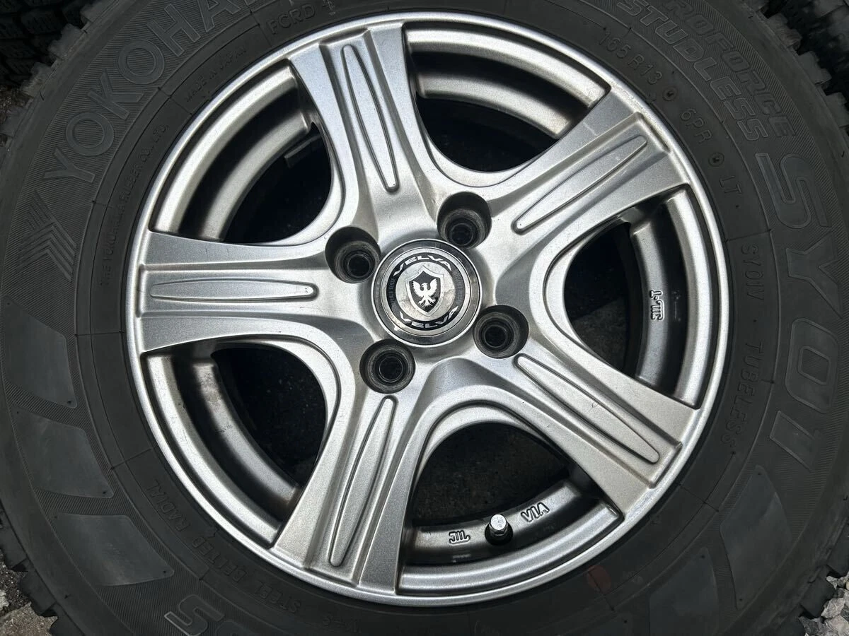 JDM WEDS VELVA SF 4Book studless aluminum wheels 135.00B 36 offset 4-l No Tires - Image 2
