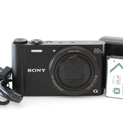 [US Stock] Sony Cyber-shot DSC-WX350 18.2MP Digital Camera (26111-24300-53)