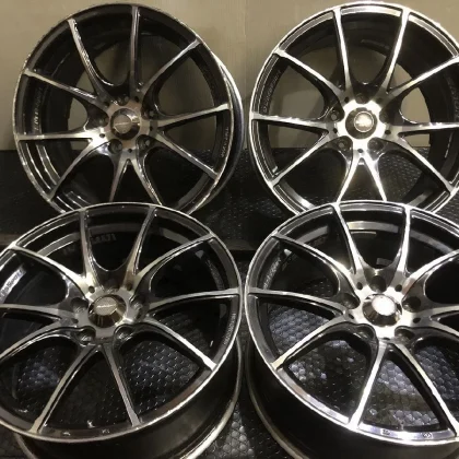 JDM Weds Sport SA-10R Weds Aftermarket Wheels 184Book 8.5J5HPCD114.3+4 No Tires