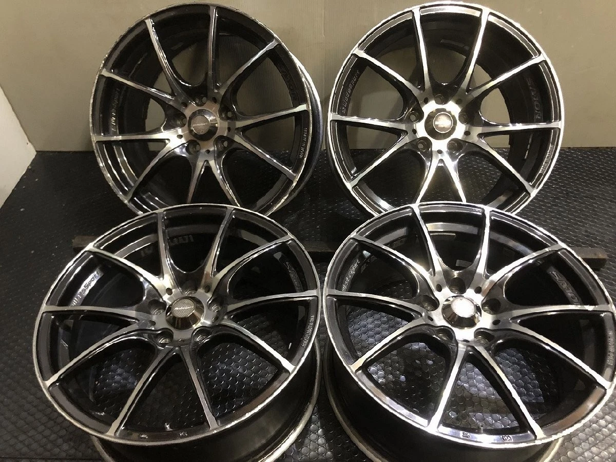 JDM Weds Sport SA-10R Weds Aftermarket Wheels 184Book 8.5J5HPCD114.3+4 No Tires