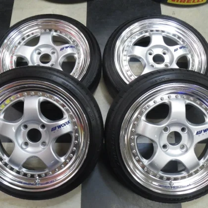JDM Used WORK MEISTER S1 3-Piece Meister 16Nseries Mira Cocoa 6J +41 4 No Tires