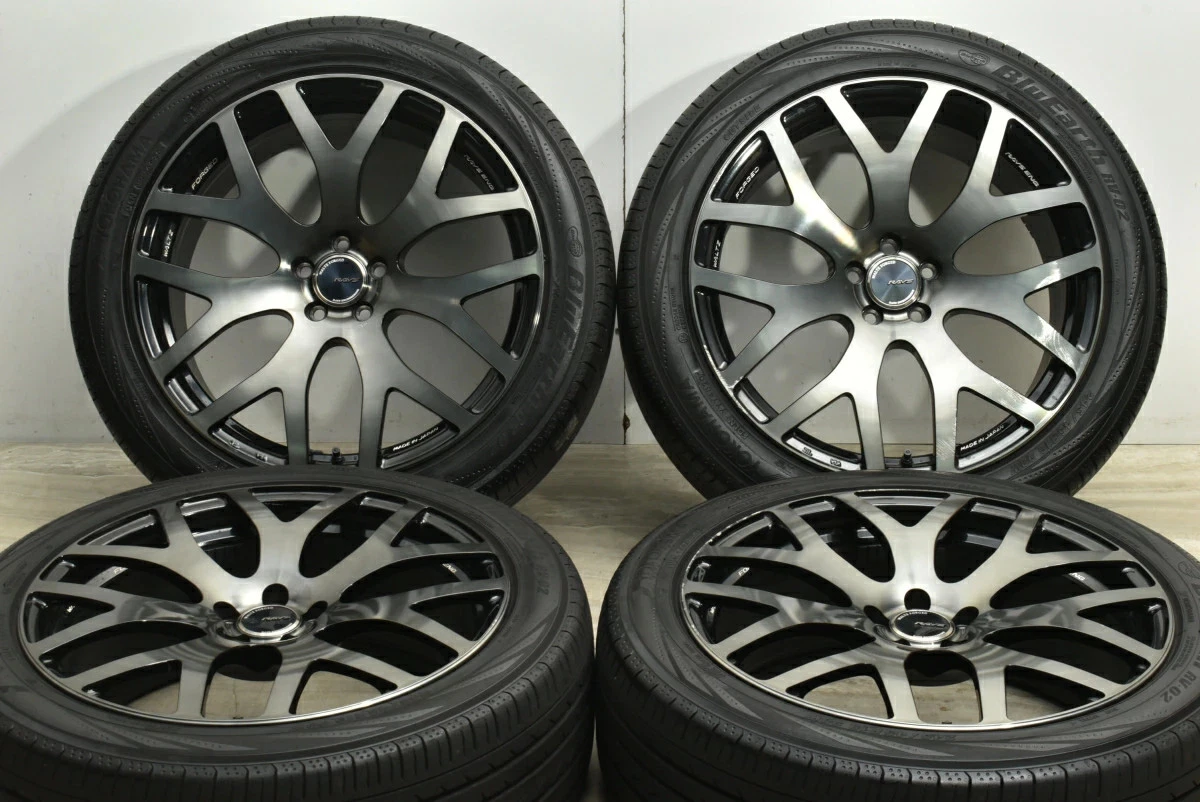 JDM Used RAYS 4-Book Set 198.0J x 19 +48 PCD 100 245/45R19 98W with Yo No Tires - Image 2