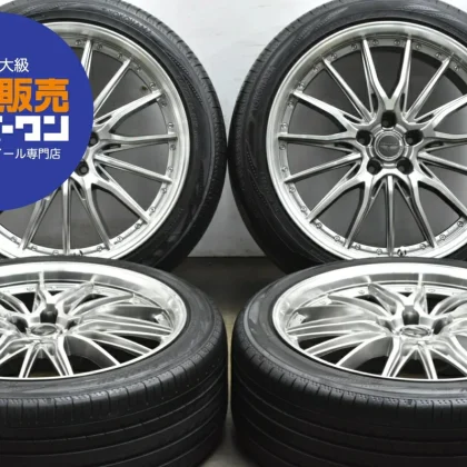 JDM Used Topy 4-Book Set 208.0J x 20 +35 PCD 114.3 245/40R20 99W with No Tires