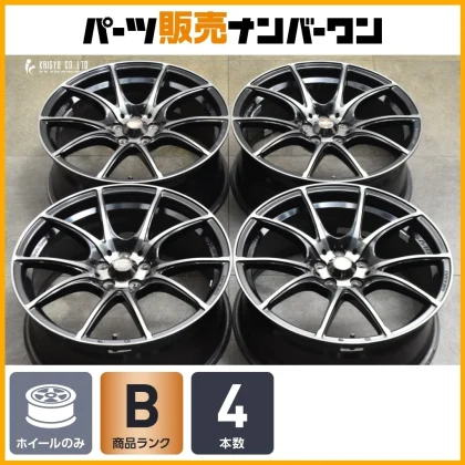 JDM Wedssports SA-10R 18-inch 7.5J +45 PCD100 4-Pack Set for 86 Coroll No Tires