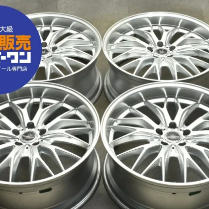 JDM Used BADX 4-Book Wheel Set 219.0J x 21 +38 PCD 114.3 Wheels Only No Tires