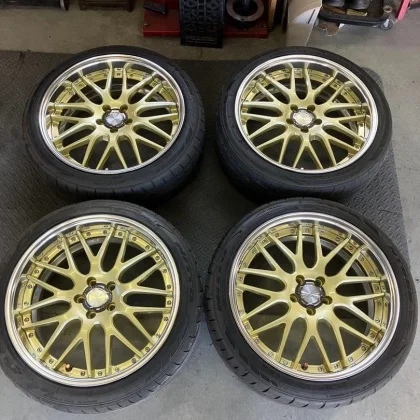 JDM WORK work Lanvec LM1 9J+28 245/40R20 4-Book Set No Tires