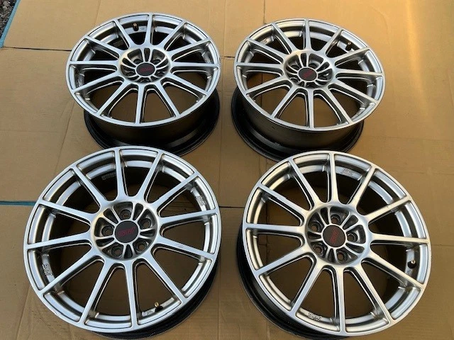 JDM Used Subaru Impreza WRX STI genuine wheels 177J ET48 5x100 bolt pa No Tires - Image 10