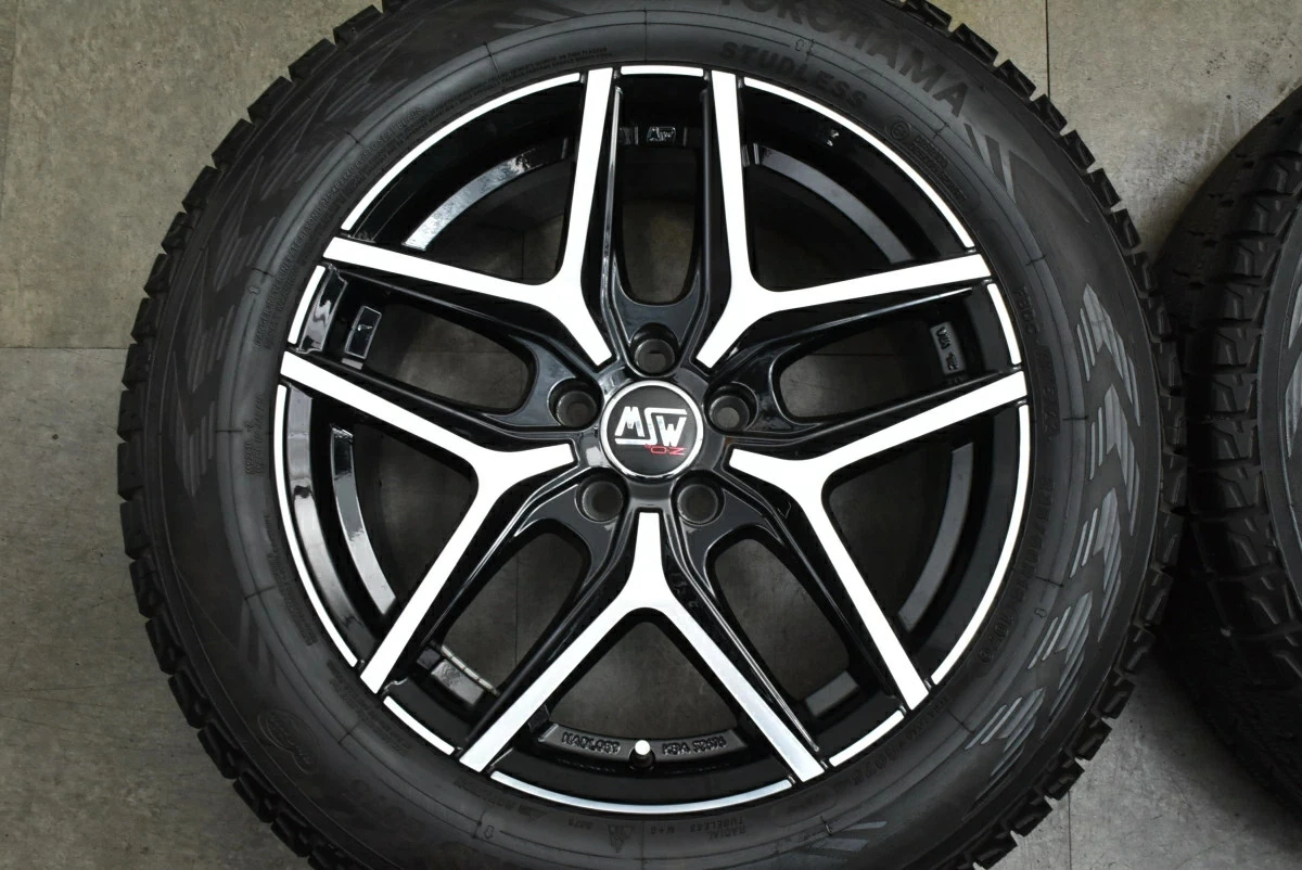 JDM Used MSW40 Wheel Set 4-Book Set 188.0J x 18 +40 PCD 112 235/60R18 No Tires - Image 4