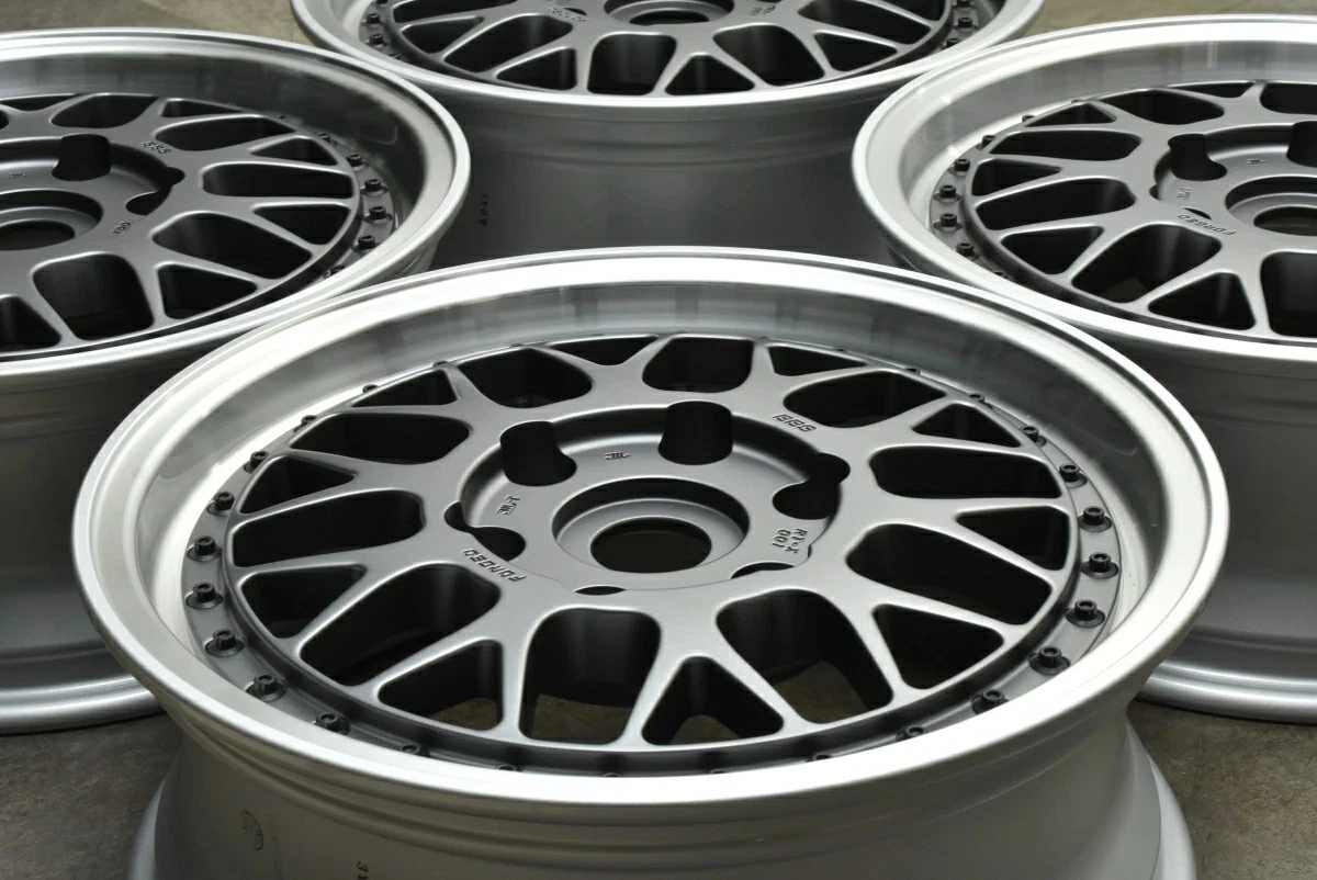 JDM Used BBS RT-X 001 wheels 4-piece set 176.5J x 17 +38 PCD 139.7 whe No Tires - Image 3