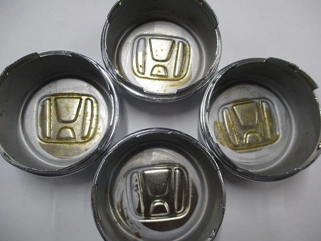 JDM Used Honda Genuine Steel Center Caps Set of 4 C-0236 No Tires - Image 4