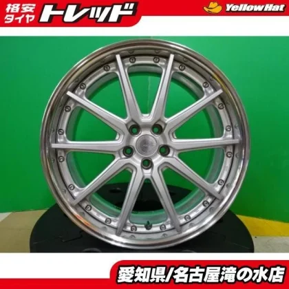 JDM Used WORK GNOSIS AE201 aluminum wheels 218.5J +28 5H112 PCD112 for No Tires