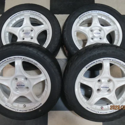 JDM Used YOKOHAMA ADVAN Racing RC 15NCP13 Roadster 6J +42 4H100 wheels No Tires