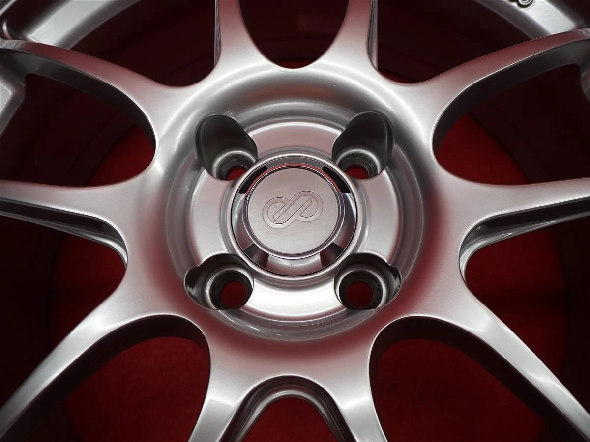 JDM Used ENKEI PF-01 wheels lightweight 7.0kg per wheel 4-wheel 7J 17x No Tires - Image 9