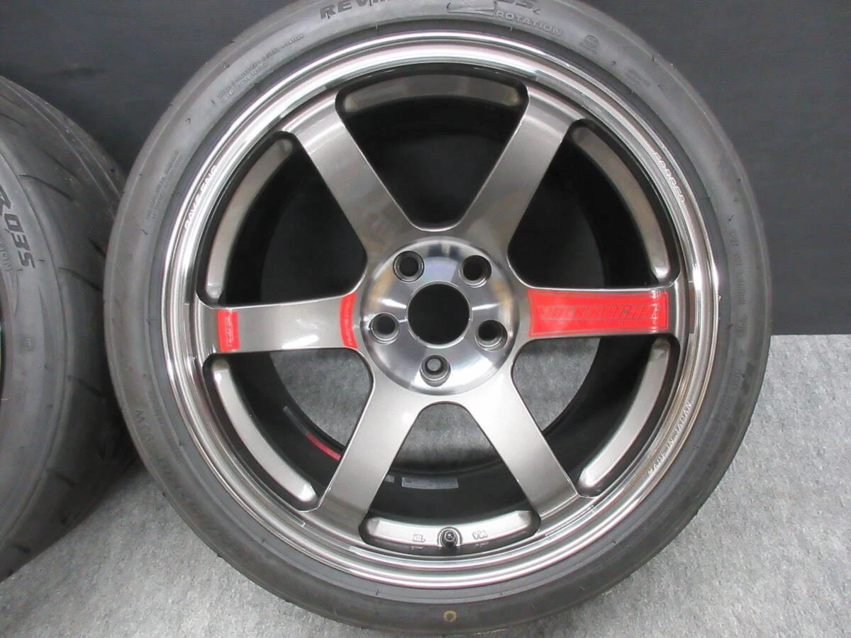 JDM VOLK RACING TE37 FORGED 18" GREAT QUALITY FORGING GT-R R32 R33 R43 No Tires - Image 2