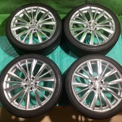 JDM Weds Leonis 20x8.5JJ +45 5H PCD114.3 Nitto 245/40R20 2021 Summer T No Tires