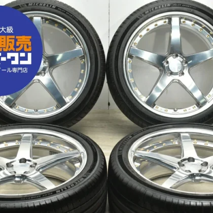 JDM Used WORK 4Book set 219.0J x 21 +38 PCD 108 265/40R21 105Y wheels No Tires