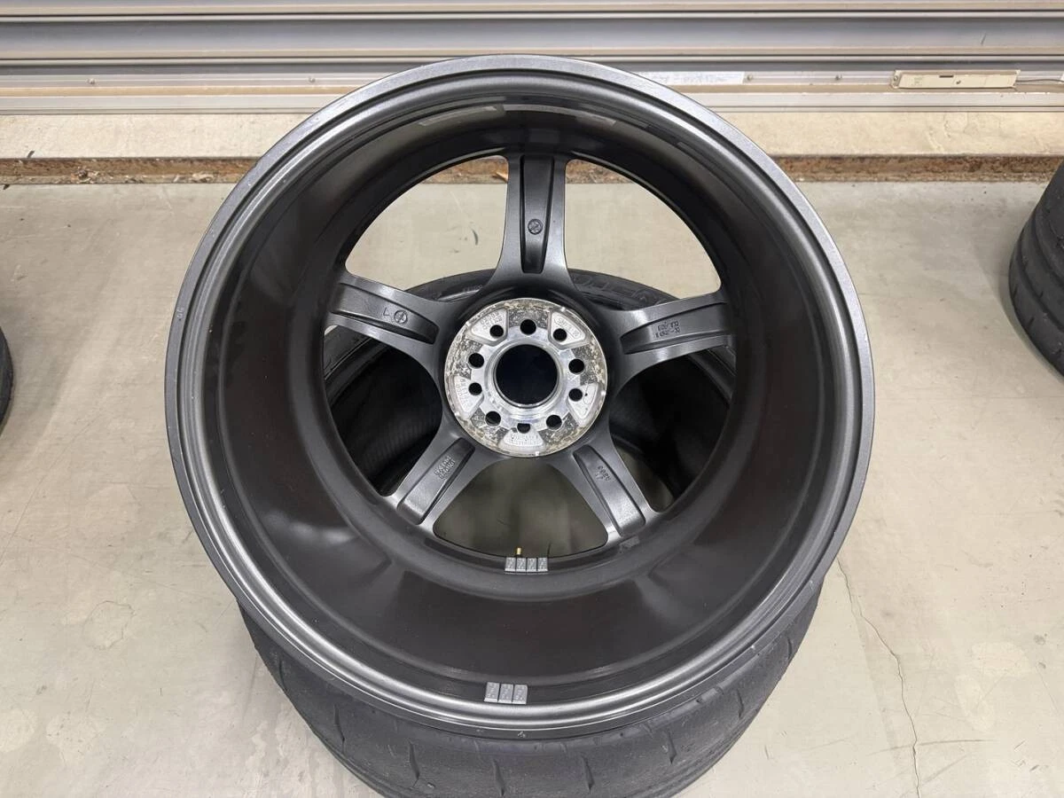 JDM Used AME TRACER GT-V 189.5J +45 PCD100 5-lug 4-wheel set for GR86 No Tires - Image 6