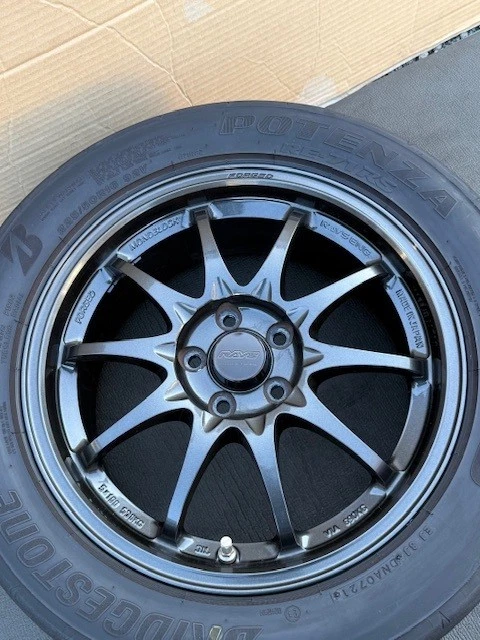 JDM "Very good condition" RAYS 16CE28 VOLKRACING CE28 CR11 PCD100 Mono No Tires - Image 7