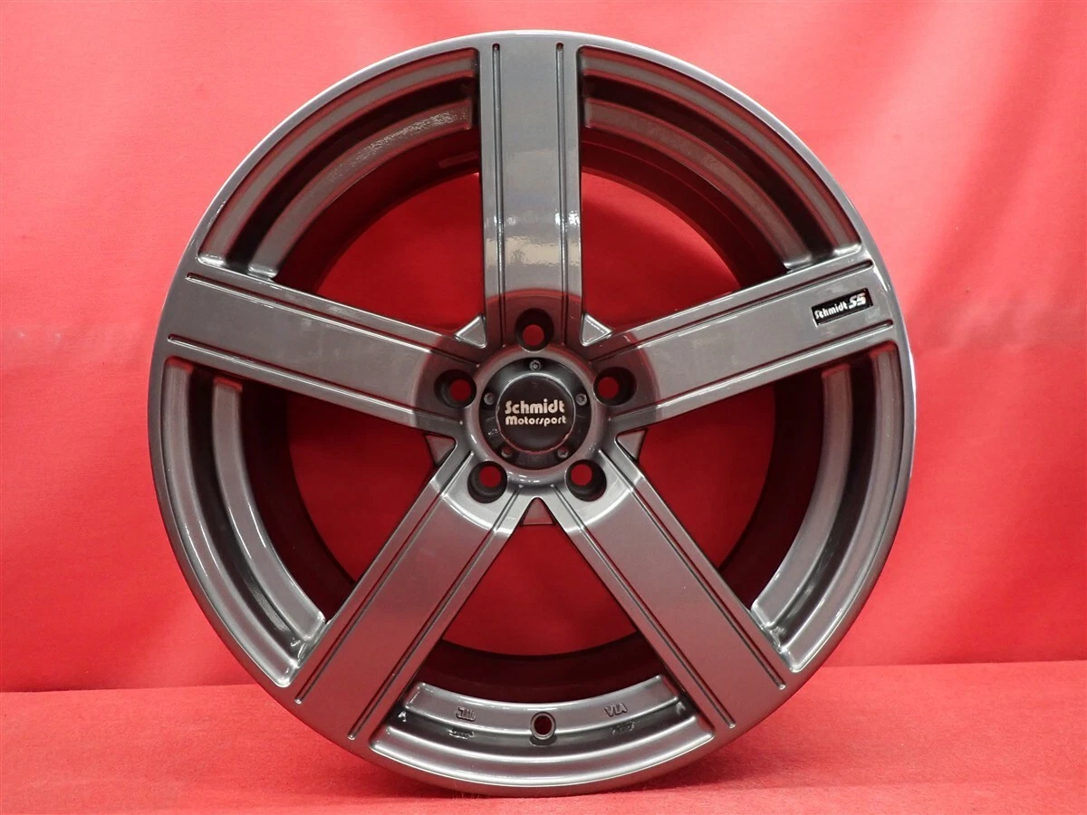 JDM Used out-of-print Schmidt Motor Sports S5 wheels 4Book 7.5J 17PCD1 No Tires - Image 4