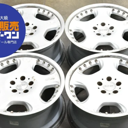 JDM Used OZ Racing 4-Book Set 188.5J x 18 +55 PCD 112 Wheels Only No Tires