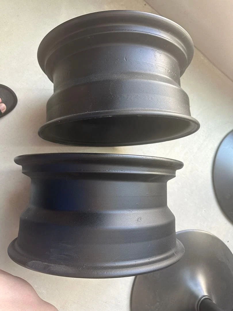 JDM Watanabe 2Wheels 14x6.5 4x114.3 Re-Painted Black AE86 - Image 8