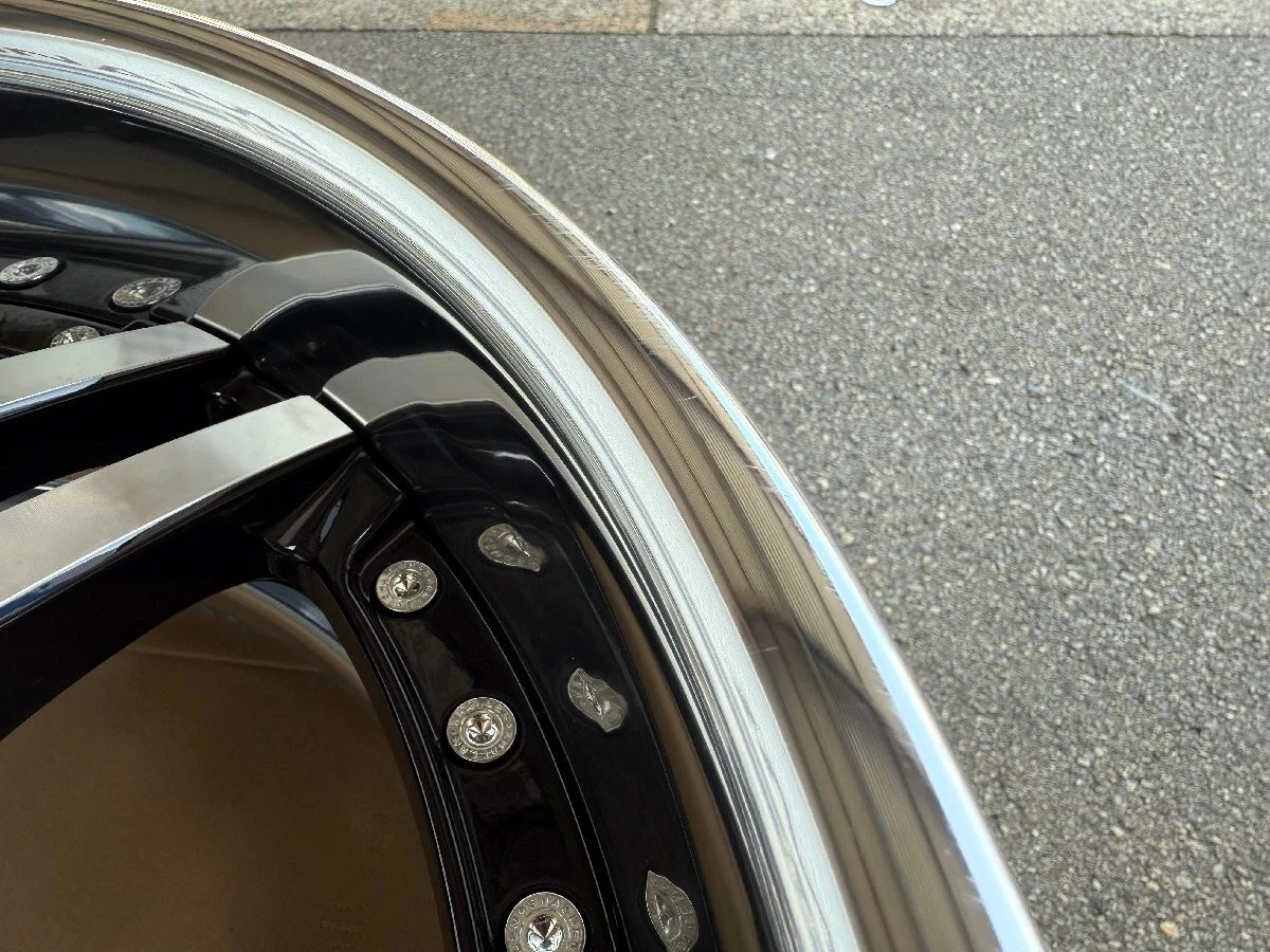 JDM Used 2Book 19AME Shallen XF-55 19x9.0J 5/114.3 +22 aluminum wheels No Tires - Image 7