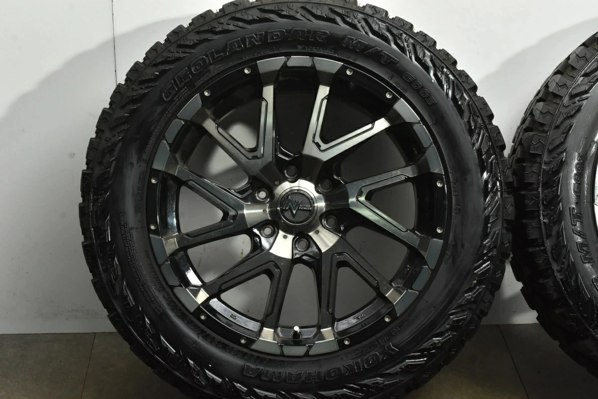 JDM Used MID 4-Book Set 208.5J x 20+20 PCD 139.7 LT275/55R20 120/117Q No Tires - Image 6