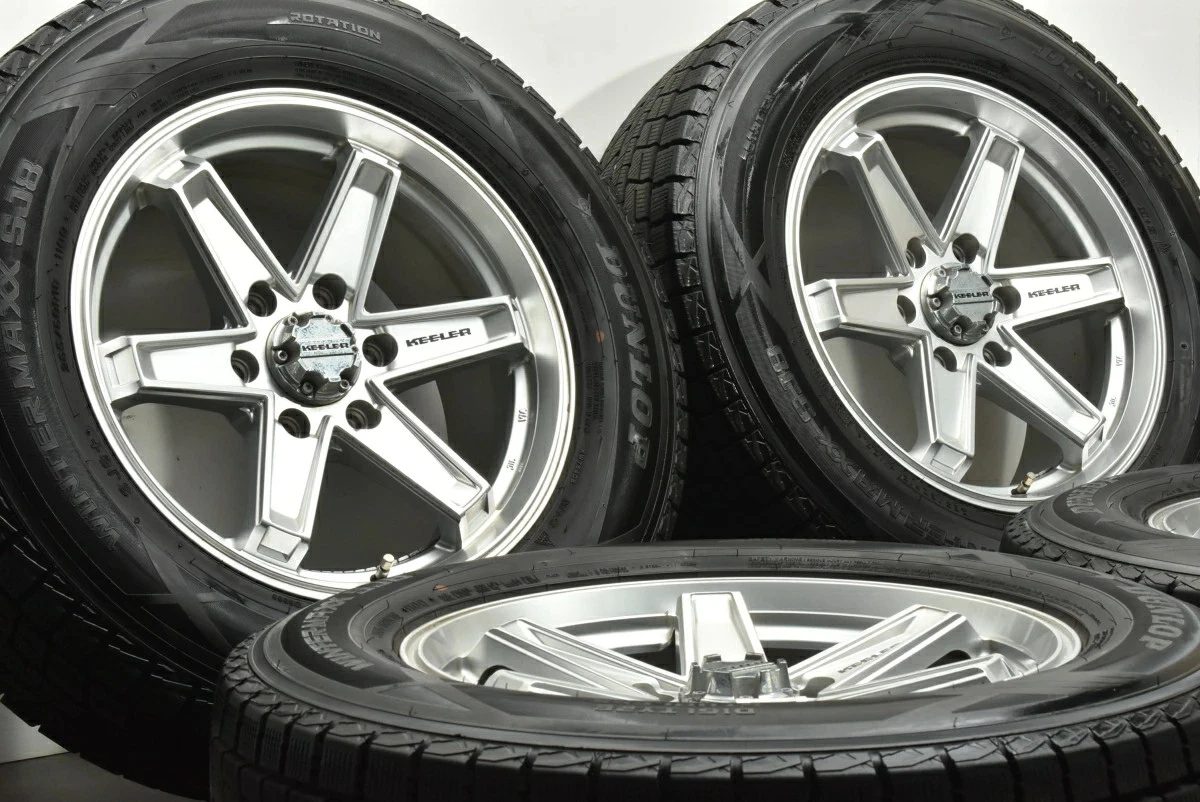 JDM Used WEDS 4-Book Wheel Set 188.0J x 18 +25 PCD 139.7 265/60R18 110 No Tires - Image 3