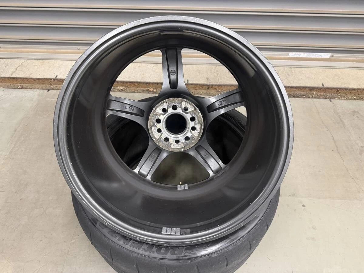 JDM Used AME TRACER GT-V 189.5J +45 PCD100 5-lug 4-wheel set for GR86 No Tires - Image 7