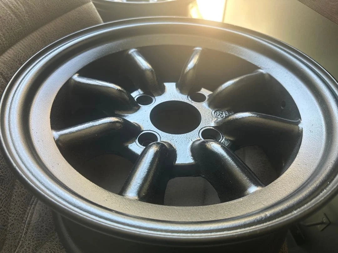 JDM Watanabe 2Wheels 14x6.5 4x114.3 Re-Painted Black AE86 - Image 3
