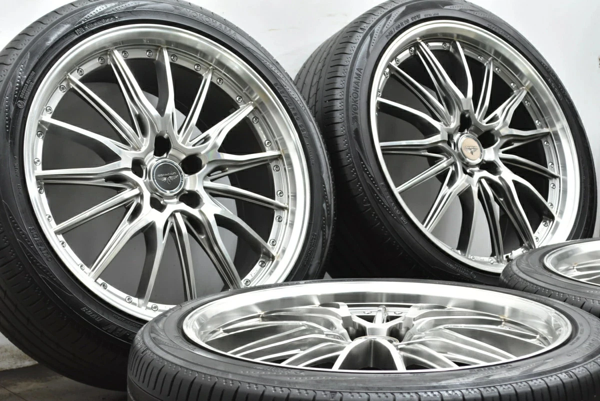 JDM Used Topy 4-Book Set 208.0J x 20 +35 PCD 114.3 245/40R20 99W with No Tires - Image 3