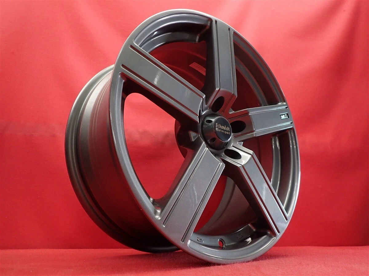 JDM Used out-of-print Schmidt Motor Sports S5 wheels 4Book 7.5J 17PCD1 No Tires - Image 2