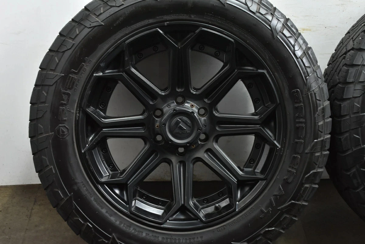 JDM Used FUEL Offroad 4-Book Set 209.09J x 20+20 PCD 139.7 LT285/55R20 No Tires - Image 5