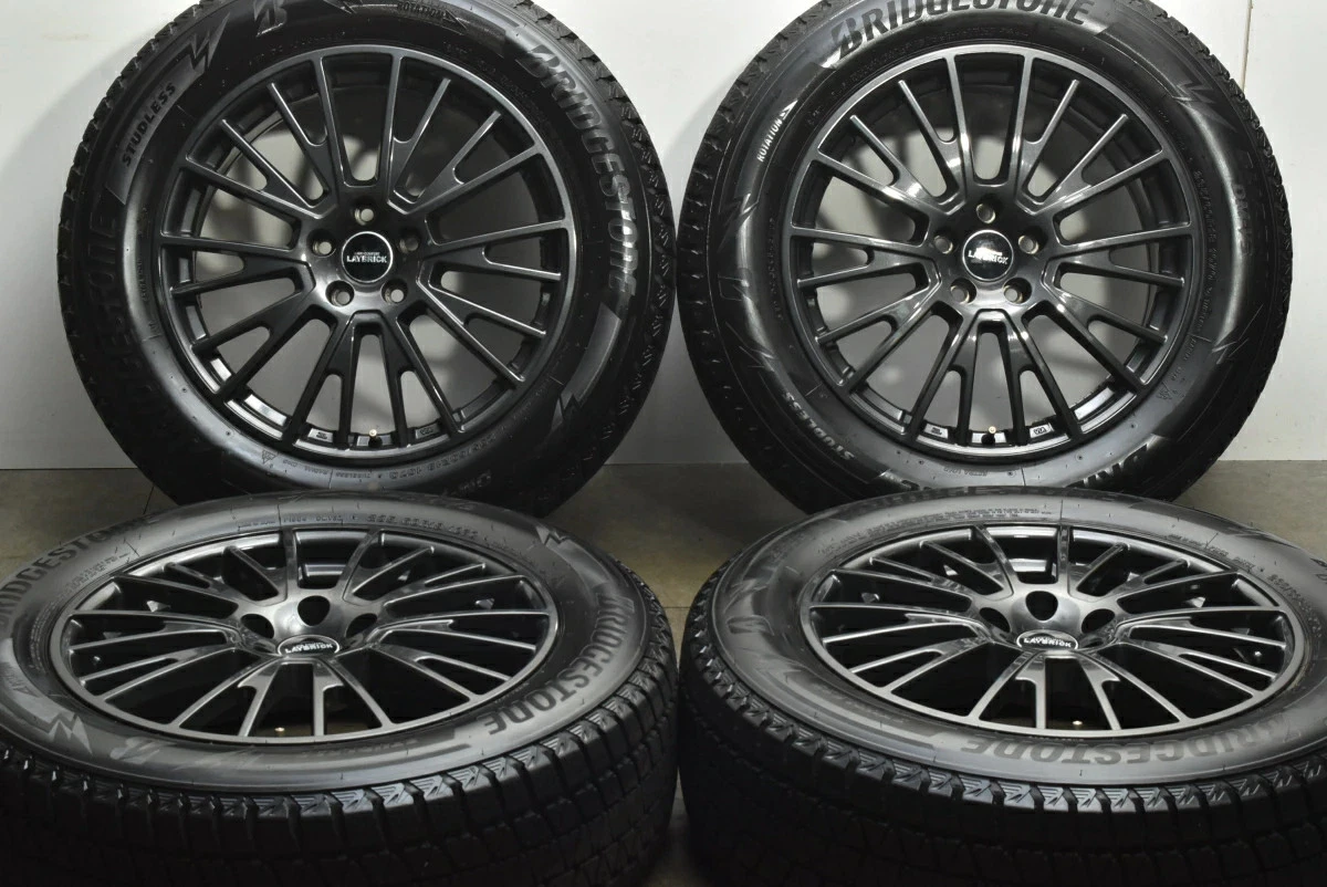 JDM Used LAYBRICK 4-Book Wheel Set 187.5J x 18 +45 PCD 108 235/60R18 1 No Tires - Image 2