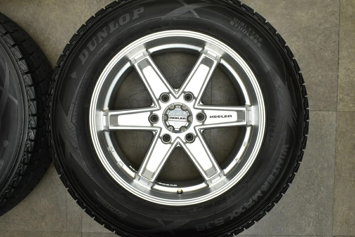 JDM Used WEDS 4-Book Wheel Set 188.0J x 18 +25 PCD 139.7 265/60R18 110 No Tires - Image 5