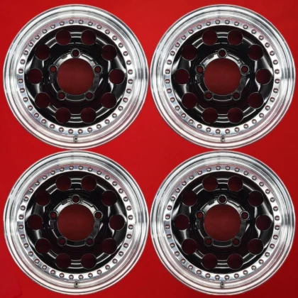 JDM Used out-of-print rare WEDS Mudmaster TN wheels 4-wheel 6J 15mm bo No Tires