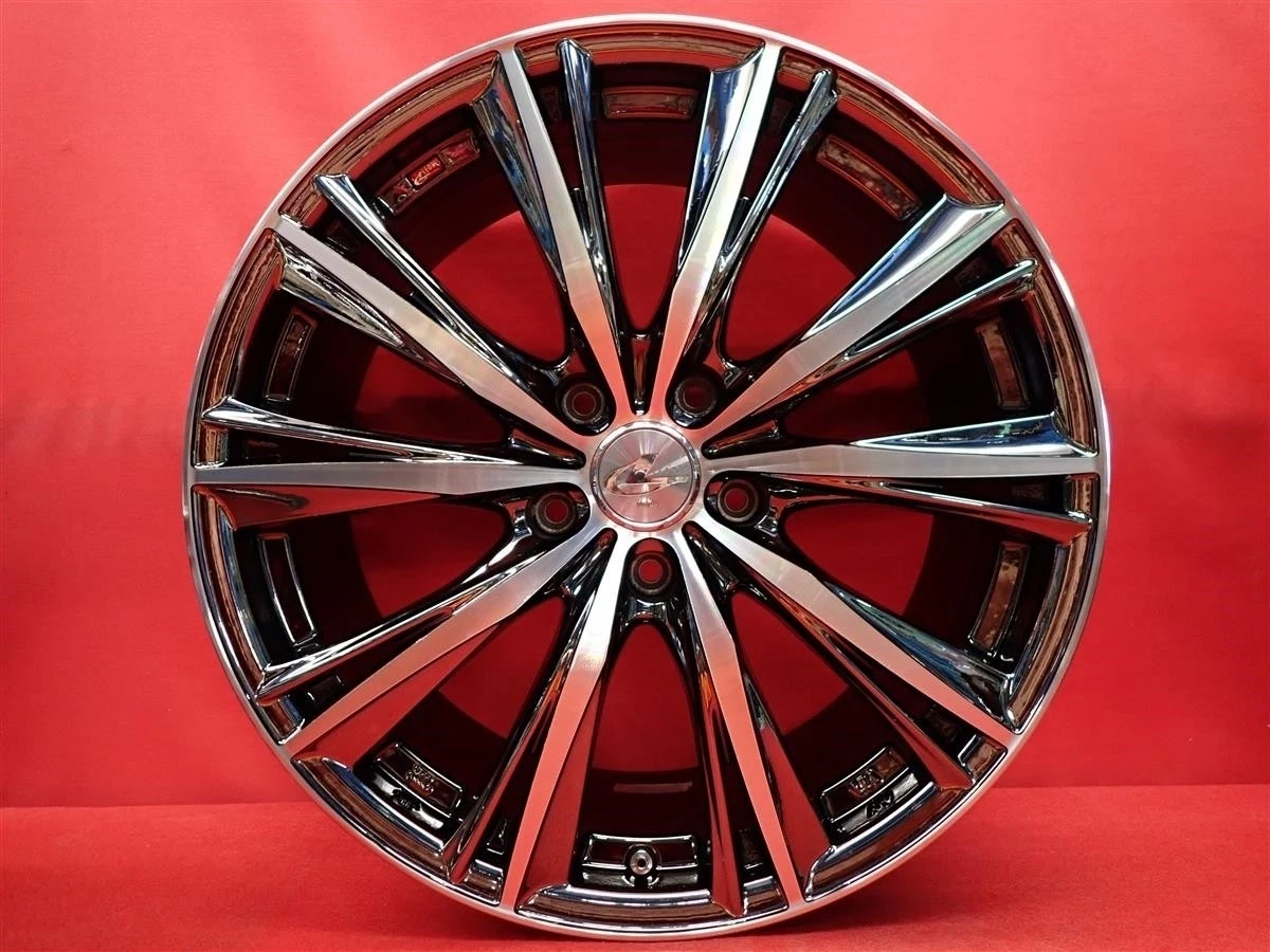 JDM Used WEDS LEONIS WX wheels 4-wheel 8J 18-inch wheels PCD 114.3 5x1 No Tires - Image 5