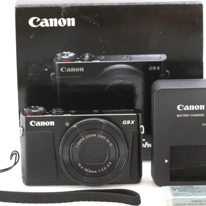 [US Stock] Canon PowerShot G9 X Digital Camera 20.2 MP Black (251221-71800-57)