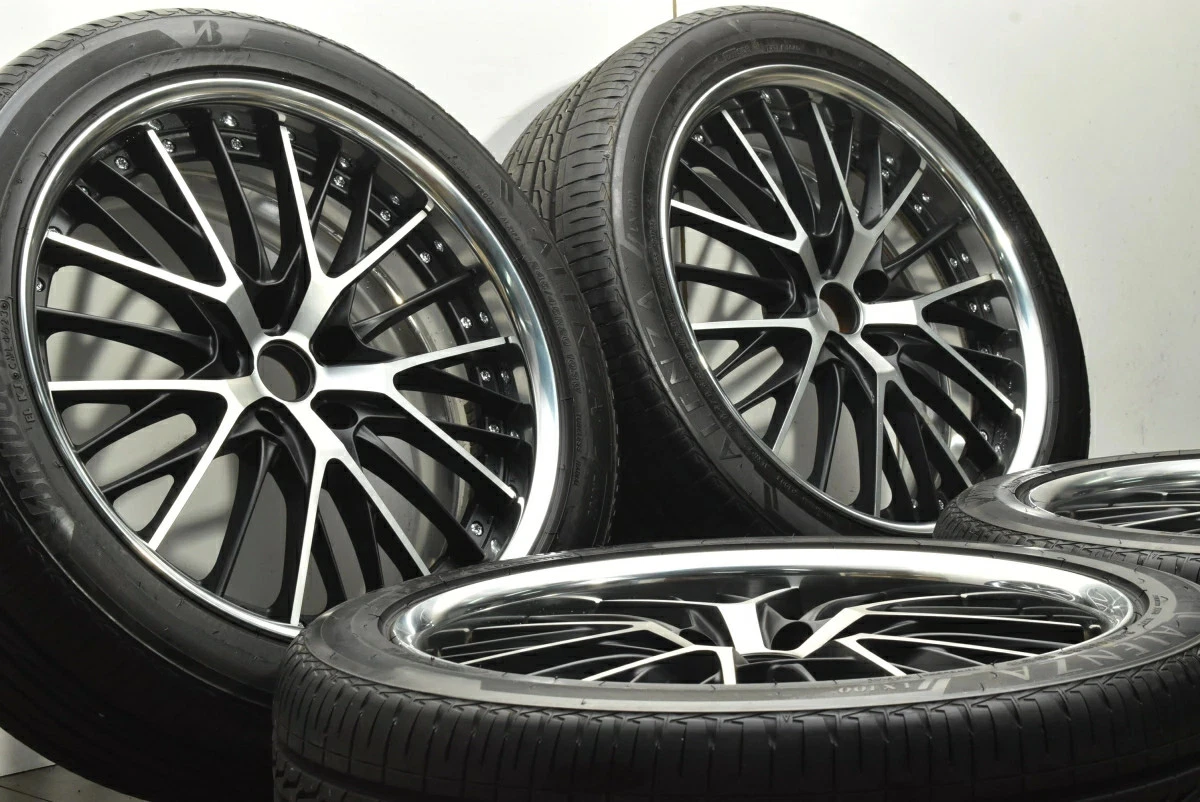 JDM Used WORK 4Book set 208.5J x 20 +38 PCD 120 245/45R20 103W with Br No Tires - Image 3