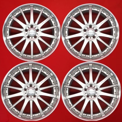 JDM Used WALD Valdo Portofino 2P P12-C wheels 4Book 9/10J 20PCD114.3 5 No Tires