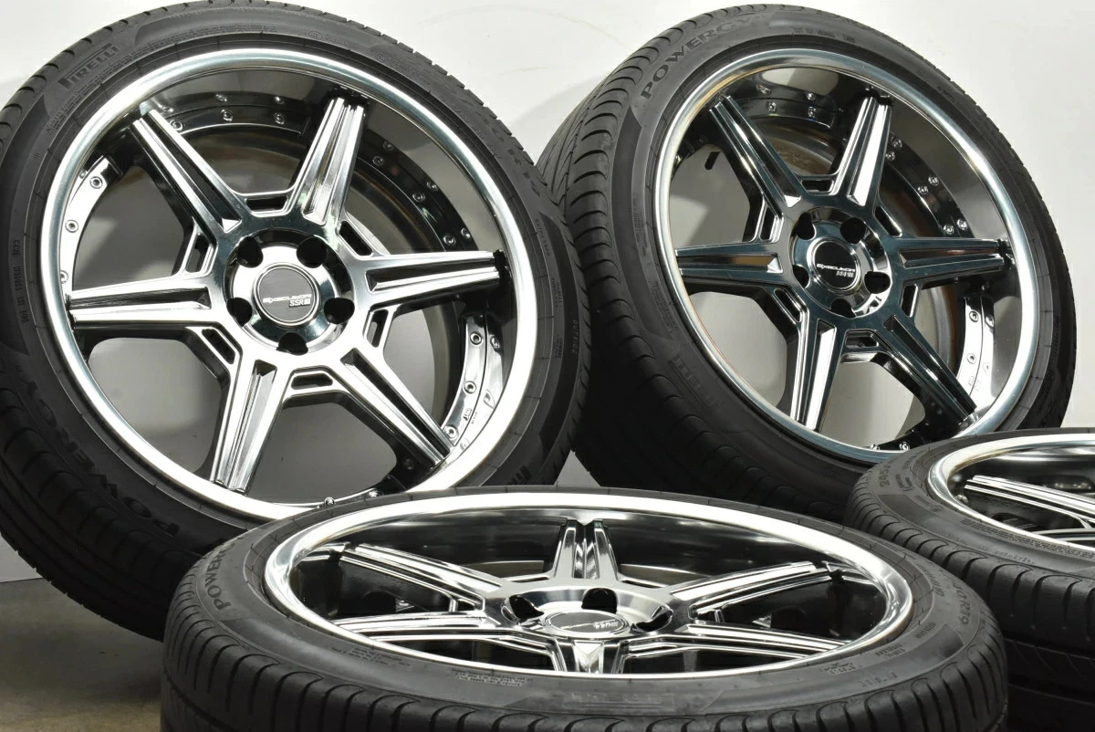 JDM Used SSR Executor RC06R 4-Piece Set 198.5J x 19 +30 PCD 112 245/40 No Tires - Image 3