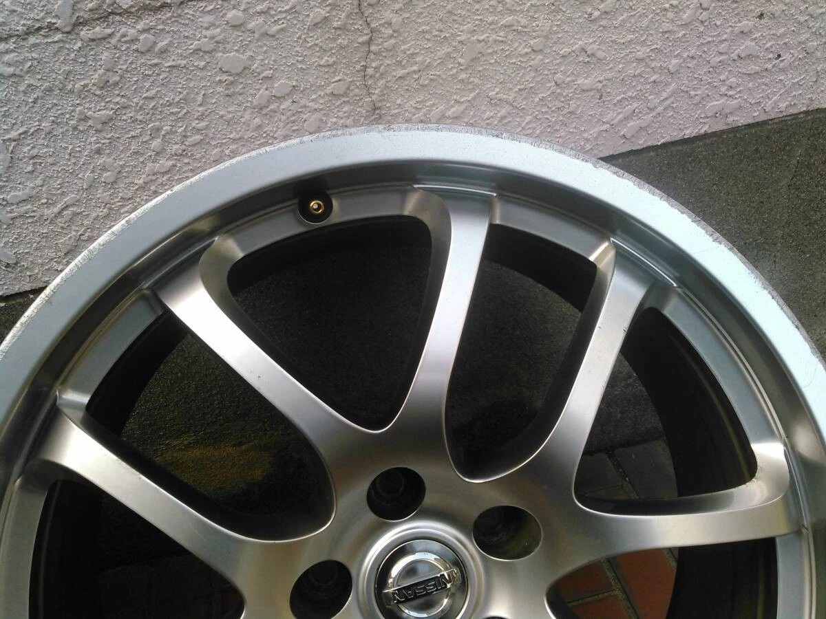 JDM Used Nissan OPRays forged 19-inch 8J wheels for a V35 Skyline. Two No Tires - Image 6