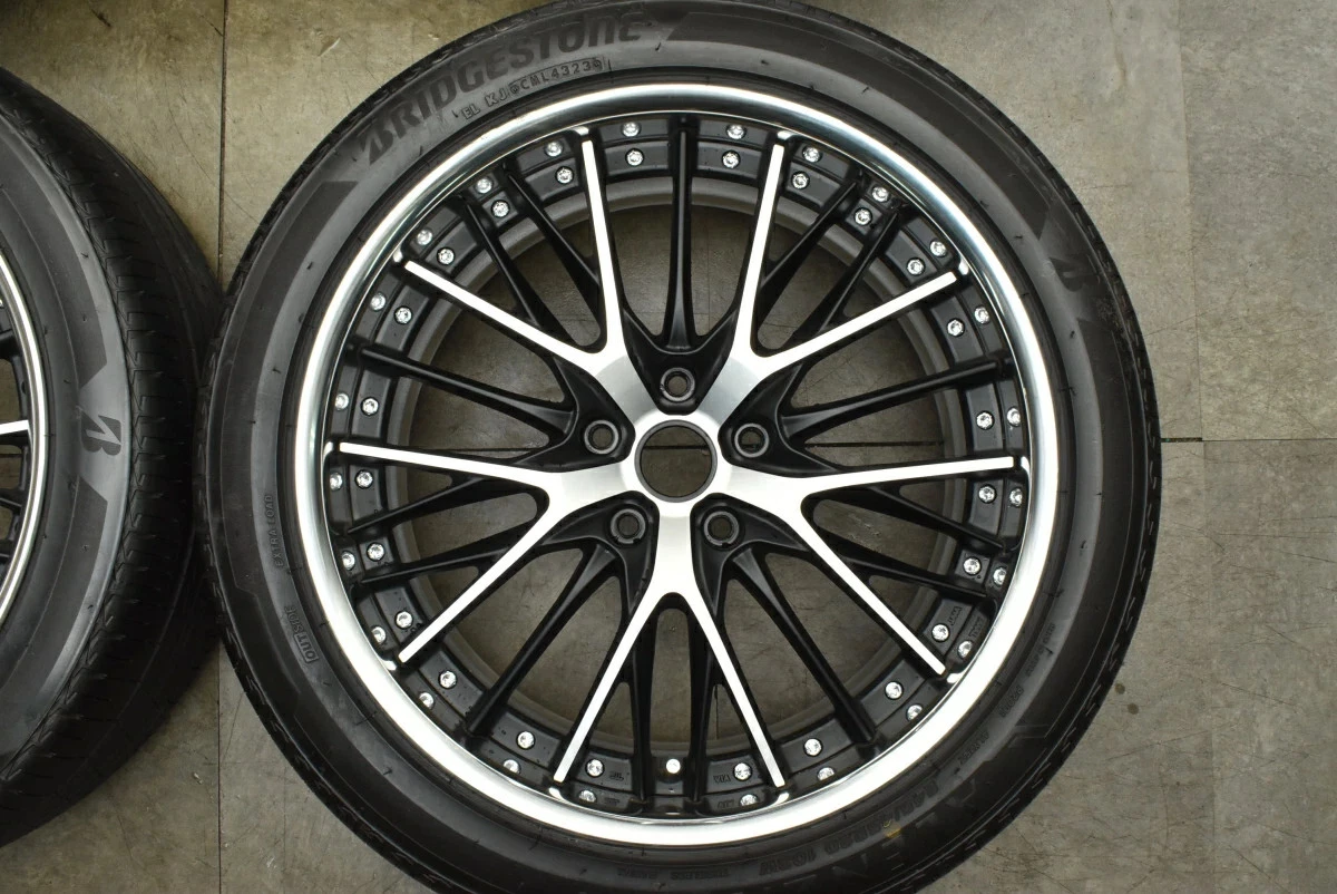 JDM Used WORK 4Book set 208.5J x 20 +38 PCD 120 245/45R20 103W with Br No Tires - Image 5