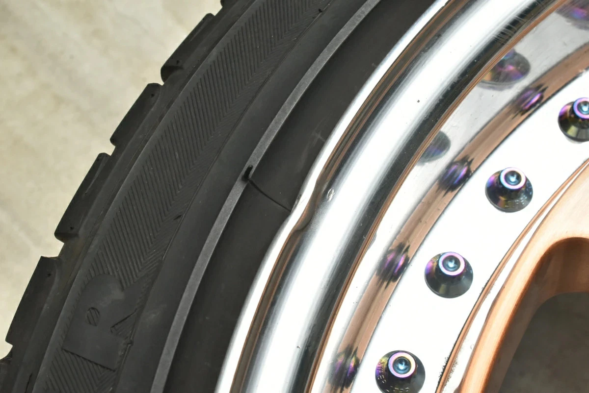 JDM Used Leonhard 4-Book Set 199.0J x 19 +44 PCD 114.3 225/40R19 93V w No Tires - Image 8