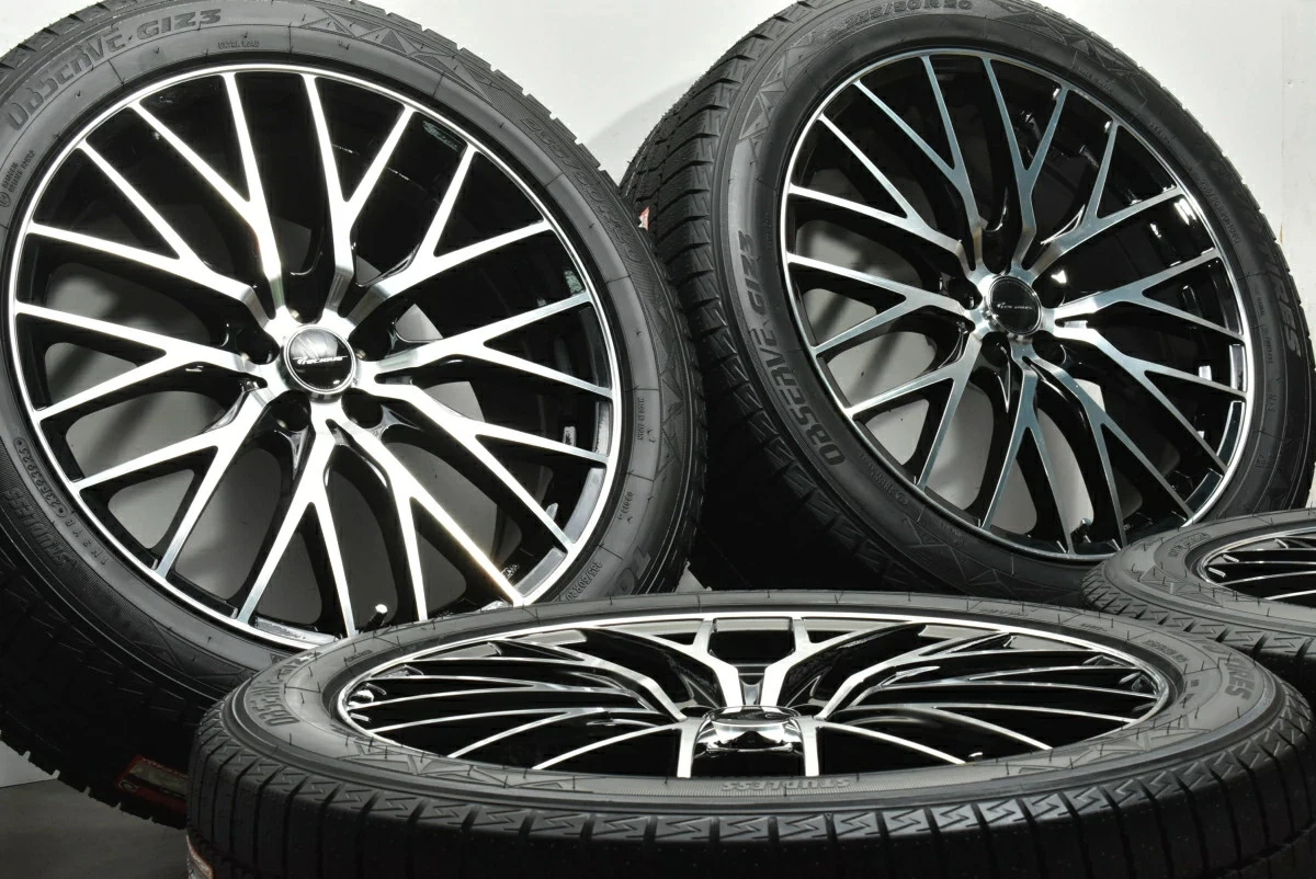 JDM Used Hot Stuff 4-Book Wheel Set 208.0J x 20 +35 PCD 114.3 235/50R2 No Tires - Image 3