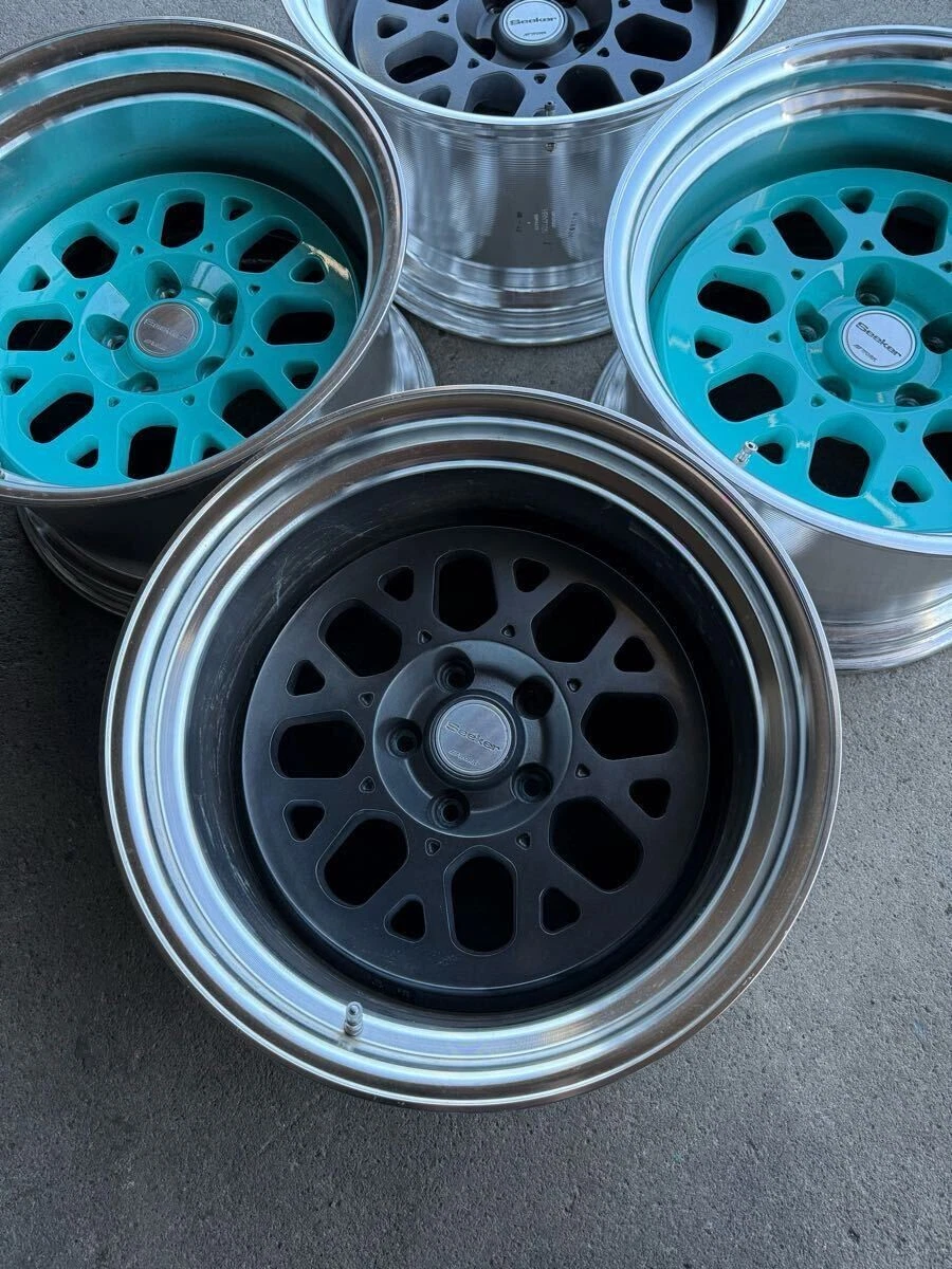 JDM Used WORK Seeker 17-inch 10.5J 5-lug PCD114.3 wheels 2-set offset No Tires - Image 2